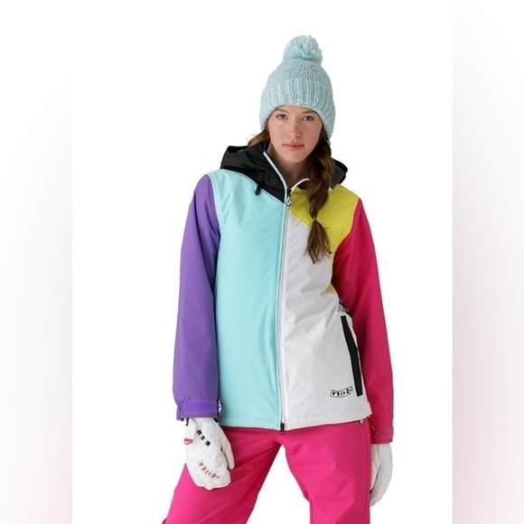 NWT - Volcom - Yale Insulated Snowboard Jacket - size Large girls - Picture 7 of 7